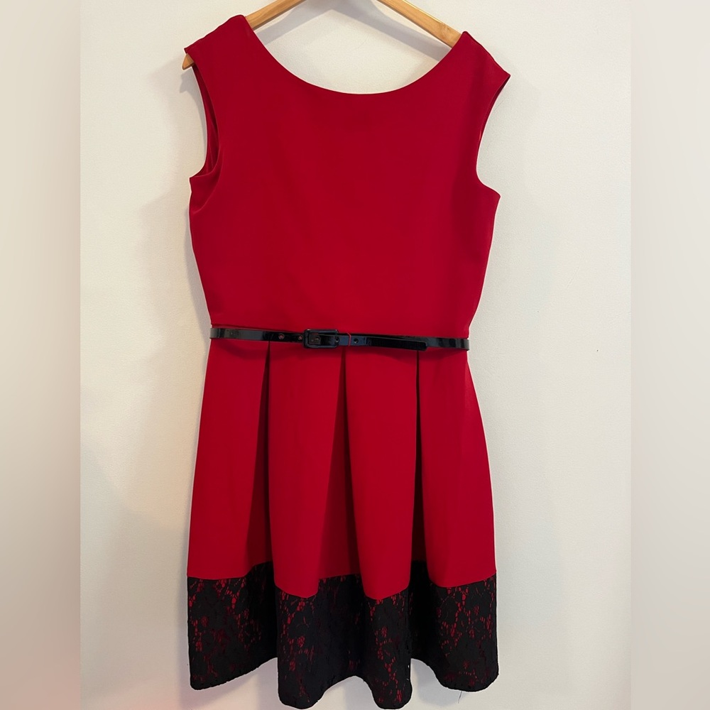 🌷Tiana B beautiful dress red tomato